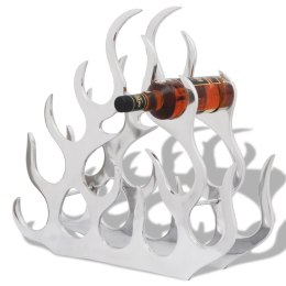 ALUMINIOWY STOJAK NA 11 BUTELEK WINA KOLOR SREBRNY