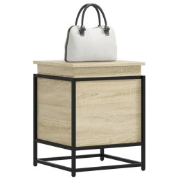 SKRZYNIA Z POKRYWĄ DĄB SONOMA 40X40X51,5CM