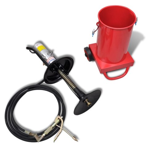 WTRYSKIWACZ OLEJOWY Z NAPĘDEM PNEUMATYCZNYM 12 L