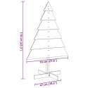 DREWNIANA CHOINKA DO UDEKOROWANIA 110CM LITE DREWNO SOSNOWE