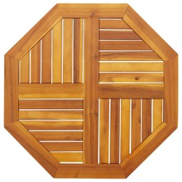 BLAT DO STOLIKA 70X70X2CM OŚMIOKĄTNY LITE DREWNO AKACJOWE