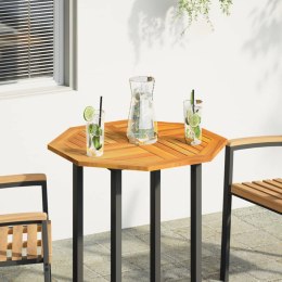 BLAT DO STOLIKA 70X70X2CM OŚMIOKĄTNY LITE DREWNO AKACJOWE