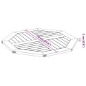 BLAT DO STOLIKA 70X70X2CM OŚMIOKĄTNY LITE DREWNO AKACJOWE