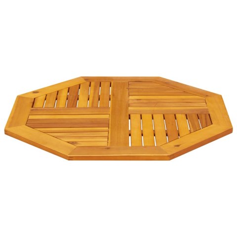 BLAT DO STOLIKA 80X80X2,2CM OŚMIOKĄTNY LITE DREWNO AKACJOWE