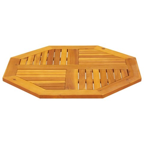 BLAT DO STOLIKA 80X80X2,2CM OŚMIOKĄTNY LITE DREWNO AKACJOWE