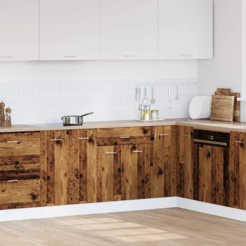 SZAFKA Z SZUFLADĄ STARE DREWNO 60X46X81,5CM