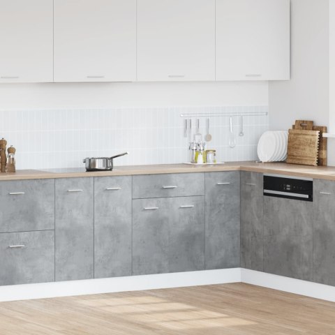 SZAFKA Z SZUFLADĄ SZAROŚĆ BETONU 60X46X81,5CM PŁYTA