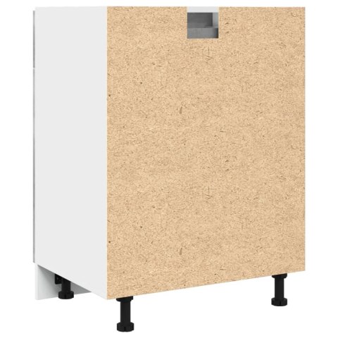 SZAFKA Z SZUFLADĄ SZAROŚĆ BETONU 60X46X81,5CM PŁYTA