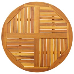 BLAT DO STOLIKA Ø90X2,2CM OKRĄGŁY LITE DREWNO AKACJOWE