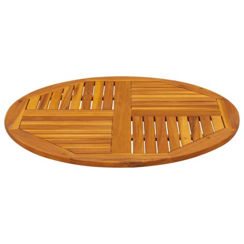 BLAT DO STOLIKA Ø90X2,2CM OKRĄGŁY LITE DREWNO AKACJOWE