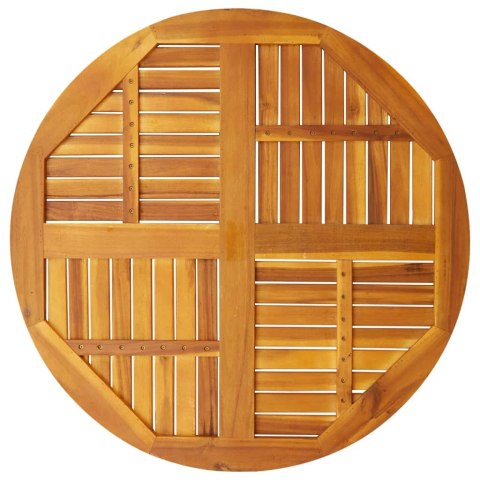 BLAT DO STOLIKA Ø90X2,2CM OKRĄGŁY LITE DREWNO AKACJOWE