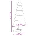 DREWNIANA CHOINKA DO UDEKOROWANIA 100CM LITE DREWNO SOSNOWE