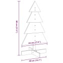 DREWNIANA CHOINKA DO UDEKOROWANIA BIAŁA 80CM SOSNOWA