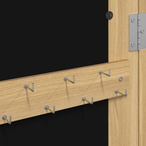 WISZĄCA SZAFKA NA BIŻUTERIĘ Z LUSTREM 30X8,5X90CM