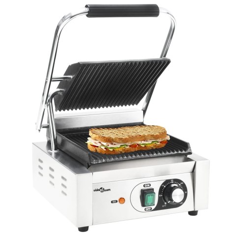 GRILL DO PANINI ŻEBROWANY STAL NIERDZEWNA 1800 W 31X30,5X20CM