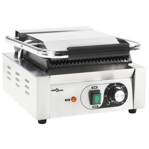 GRILL DO PANINI ŻEBROWANY STAL NIERDZEWNA 1800 W 31X30,5X20CM