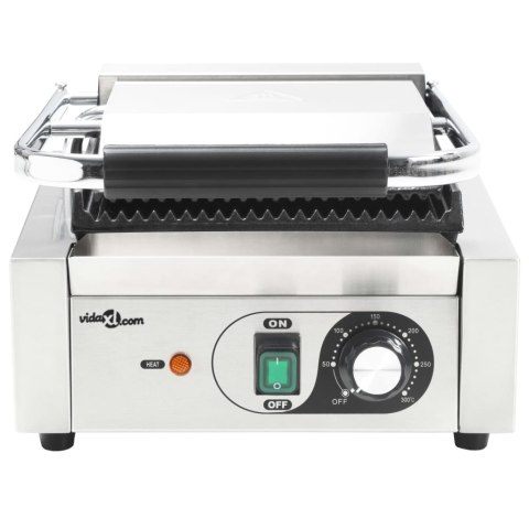 GRILL DO PANINI ŻEBROWANY STAL NIERDZEWNA 1800 W 31X30,5X20CM