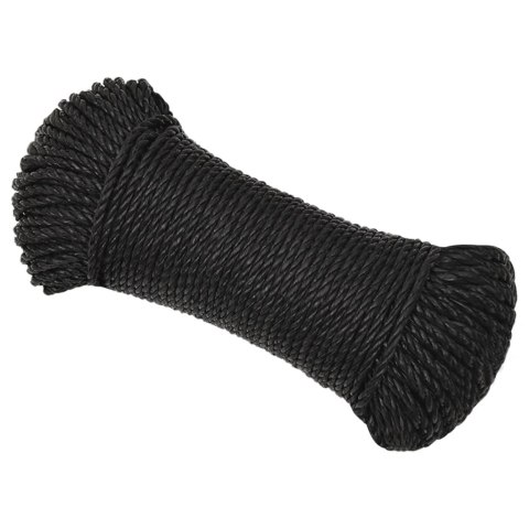 LINKA ROBOCZA CZARNA 3MM 100M POLIPROPYLEN