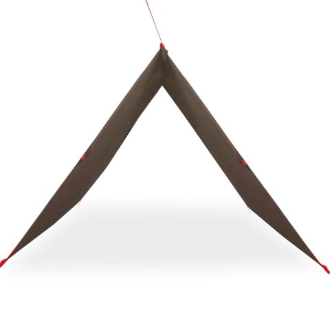 PŁACHTA BIWAKOWA TARP BRĄZOWA 451X420CM WODOSZCZELNA