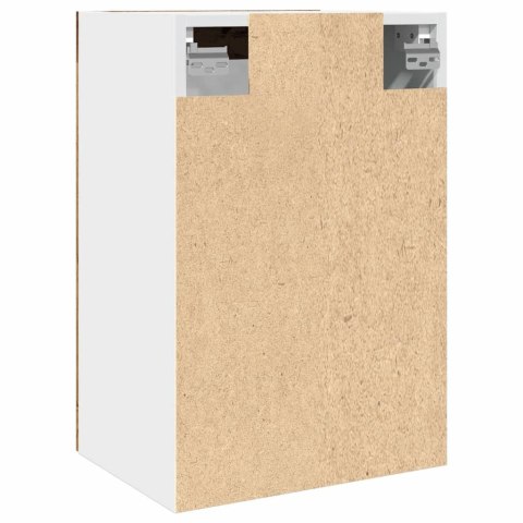 PRZESZKLONA SZAFKA WISZĄCA STARE DREWNO 40X31X60CM