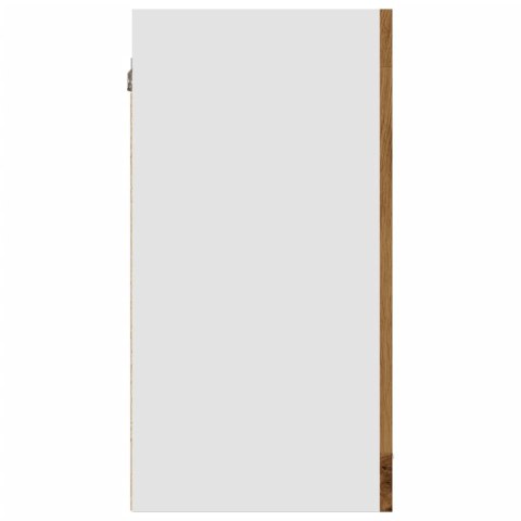 PRZESZKLONA SZAFKA WISZĄCA DĄB ARTISAN 40X31X60CM