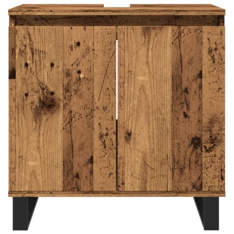 SZAFKA ŁAZIENKOWA STARE DREWNO 58X33X60CM