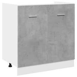 SZAFKA POD ZLEW SZAROŚĆ BETONU 80X46X81 5CM