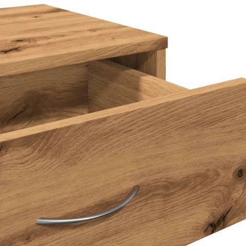 SZAFKA NA KÓŁKACH DĄB ARTISAN 46X36X59CM