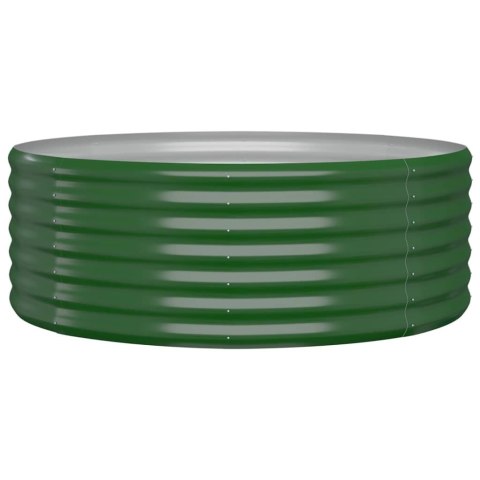 PODWYŻSZONA DONICA MALOWANA PROSZKOWO STAL 100X100X36CM