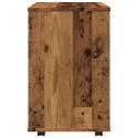 SZAFKA NA KÓŁKACH STARE DREWNO 46X36X59CM