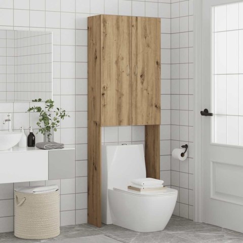 SZAFKA ŁAZIENKOWA NA PRALKĘ DĄB ARTISAN 64X25,5X190CM