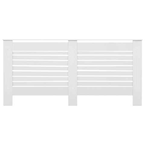 OSŁONY NA KALORYFER 2 SZT. BIAŁE 172X19X81,5CM MDF
