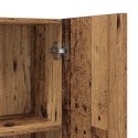 SZAFKA ŁAZIENKOWA NA PRALKĘ STARE DREWNO 64X25,5X190CM