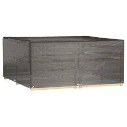 POKROWIEC NA MEBLE OGRODOWE 16 OCZEK 205X205X90CM KWADRAT