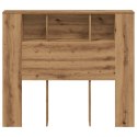 ZAGŁÓWEK Z PÓŁKAMI DĄB ARTISAN 120X19X104,5CM