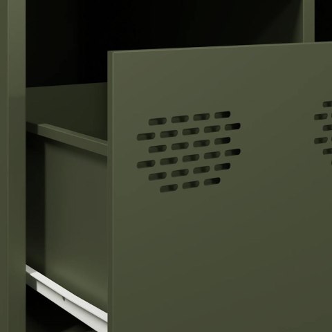 STOLIK KAWOWY OLIWKOWY 101,5X50X43,5CM STAL