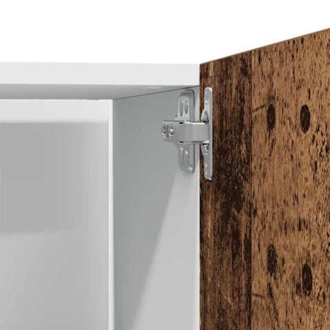 SZAFKA NA LODÓWKĘ STARE DREWNO 60X57X207CM