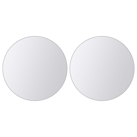 PŁYTKI LUSTRZANE 16SZT OKRĄGŁE SZKŁO