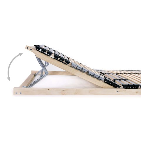 STELAŻE DO ŁÓŻEK 2SZT 42LISTWY 7 STREF 90X200CM