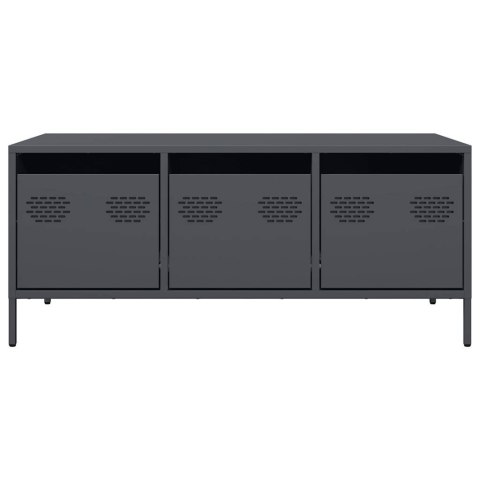 STOLIK KAWOWY ANTRACYT 101,5X50X43,5CM STAL