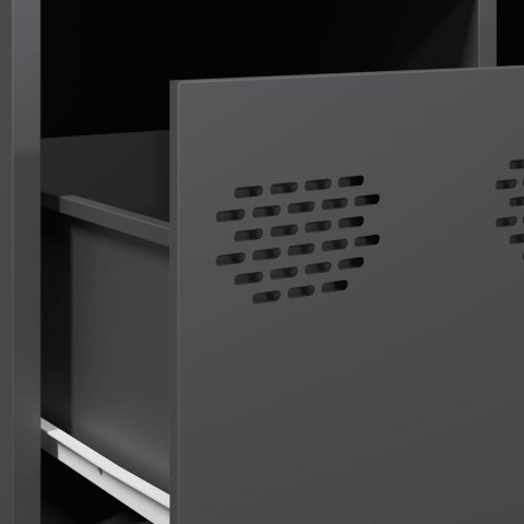 STOLIK KAWOWY ANTRACYT 101,5X50X43,5CM STAL