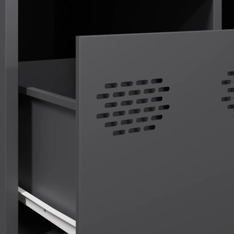 STOLIK KAWOWY ANTRACYT 101,5X50X43,5CM STAL