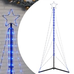 LAMPKI CHOINKOWE 363 NIEBIESKICH LED 182CM