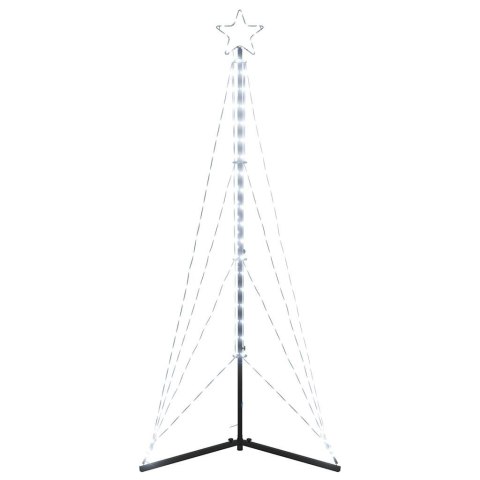 LAMPKI CHOINKOWE 363 ZIMNYCH BIAŁYCH LED 182CM