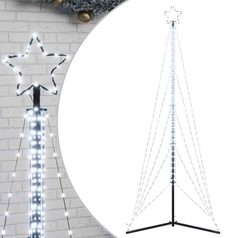 LAMPKI CHOINKOWE 525 ZIMNYCH BIAŁYCH LED 302CM