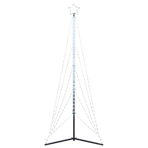 LAMPKI CHOINKOWE 525 ZIMNYCH BIAŁYCH LED 302CM