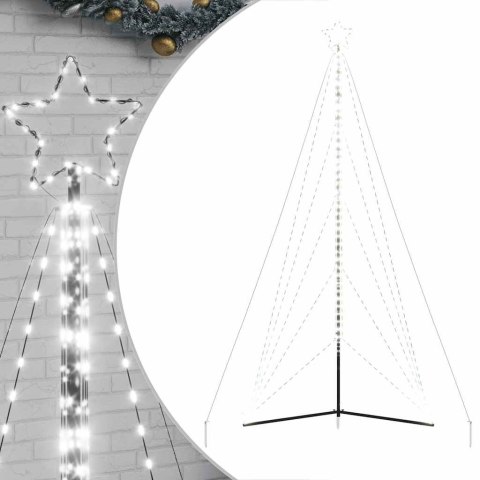 LAMPKI CHOINKOWE 615 ZIMNYCH BIAŁYCH LED 404,5CM