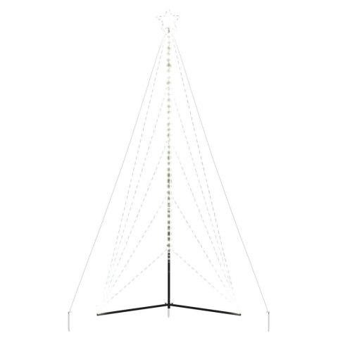 LAMPKI CHOINKOWE 615 ZIMNYCH BIAŁYCH LED 404,5CM