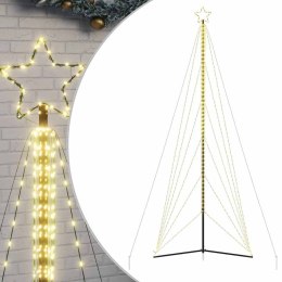 LAMPKI CHOINKOWE 861 CIEPŁYCH BIAŁYCH LED 478CM