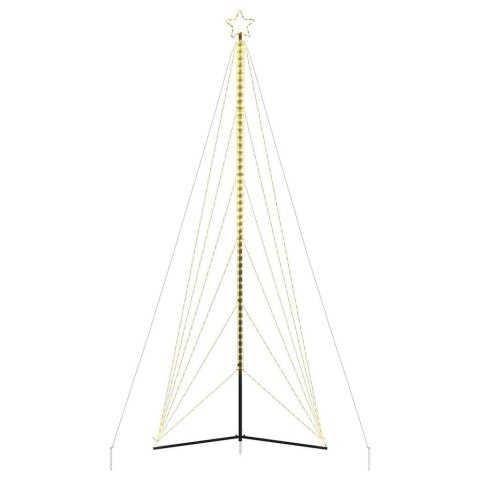 LAMPKI CHOINKOWE 861 CIEPŁYCH BIAŁYCH LED 478CM
